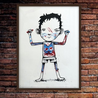 Dran - Tiens - Hand Finished Screen Print